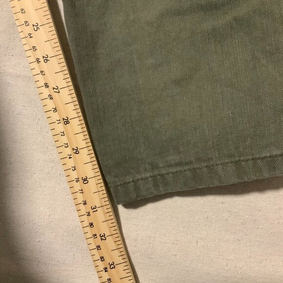 Southpole Jeans Mens 40x31 Olive Regular Fit Thrashed Destroyed (Tag:42x34) - Picture 8 of 9